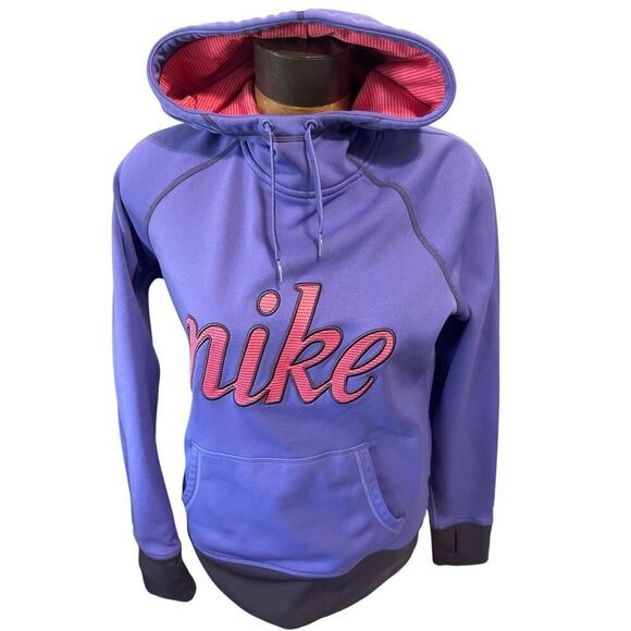 Nike Tops - Nike ThermaFit Womens Medium Purple/Pink Hoodie